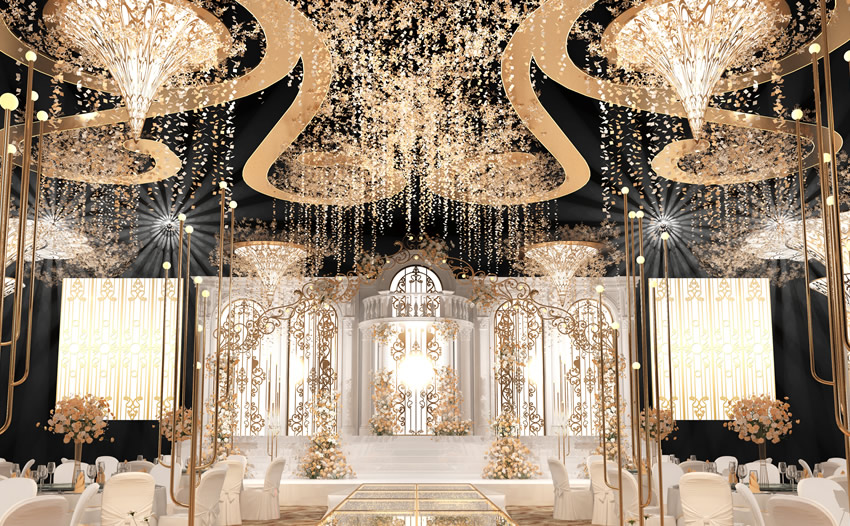 元谋花木兰喜事汇金色大厅效果展示